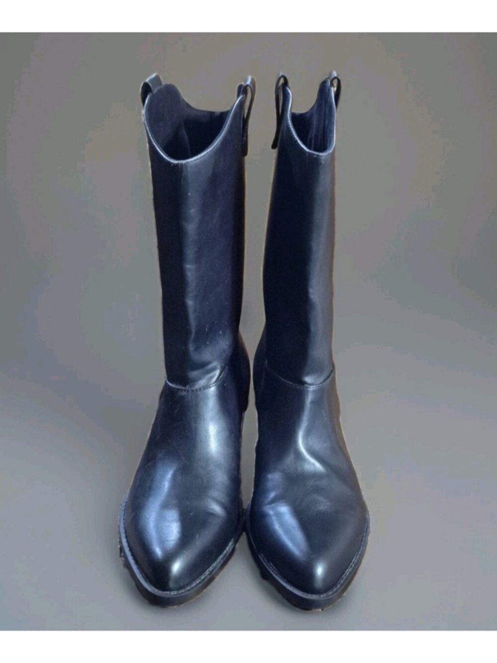 Monkl Kendall Black Ankle Pull On Boots Women's Size 40 / 8.5